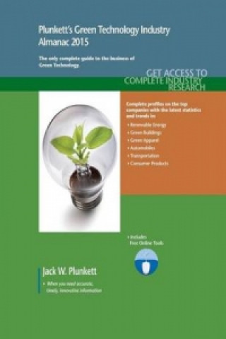 Carte Plunkett's Green Technology Industry Almanac 2015 Jack W. Plunkett