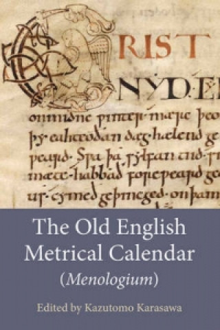 Kniha Old English Metrical Calendar (Menologium) Kazutomo Karasawa