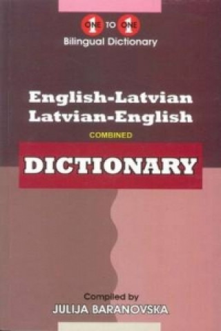 Книга English-Latvian & Latvian-English One-to-One Dictionary J. Baranovska