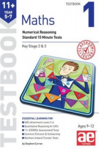 Könyv 11+ Maths Year 5-7 Testbook 1 Stephen C. Curran