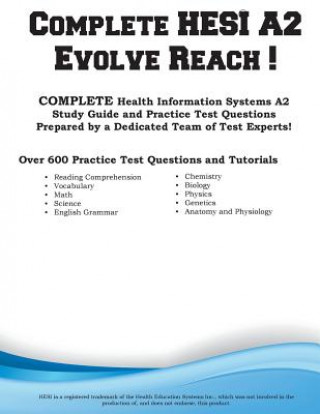 Carte Complete HESI Evolve Reach Complete Test Preparation Inc