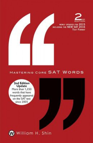 Carte Mastering Core SAT Words William H Shin