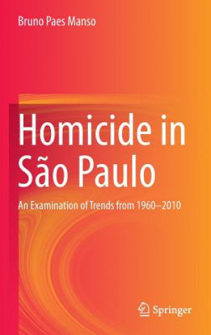 Kniha Homicide in Sao Paulo Bruno Paes Manso