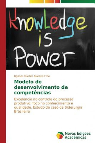 Książka Modelo de desenvolvimento de competencias Moreira Filho Ulysses Martins