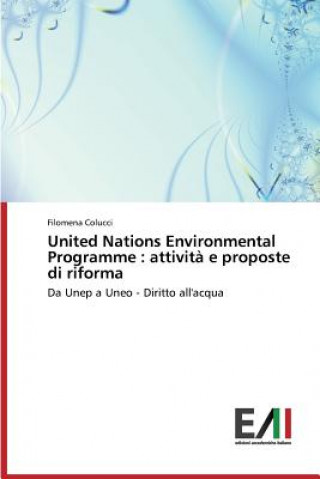 Könyv United Nations Environmental Programme Colucci Filomena
