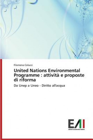 Kniha United Nations Environmental Programme Colucci Filomena