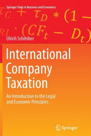Kniha International Company Taxation Ulrich Schreiber