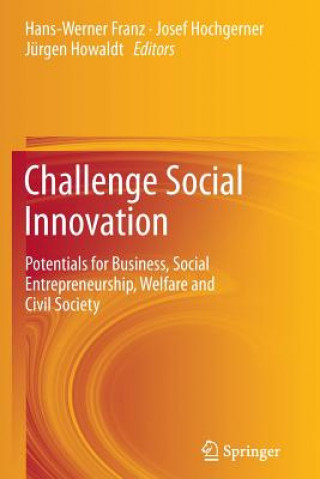 Kniha Challenge Social Innovation Hans-Werner Franz