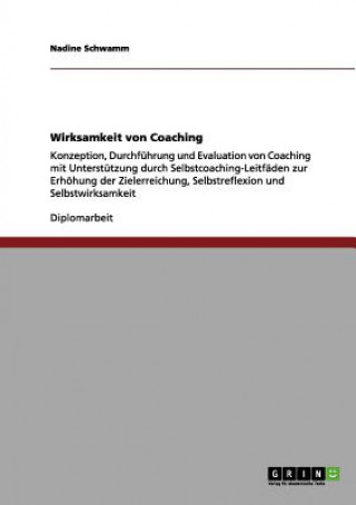 Kniha Wirksamkeit von Coaching Nadine Schwamm