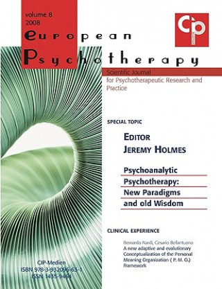 Knjiga European Psychotherapy Vol. 8 Rainer Krause