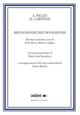 Buch Bibliographie Der Troubadours Henry Carstens