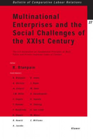 Livre Multinational Enterprises and the Social Challenges of the XXIst Century Roger Blanpain