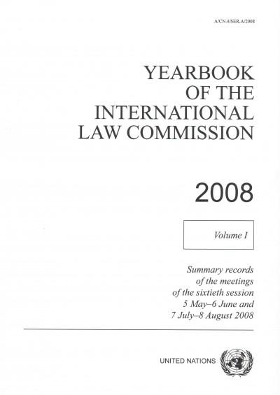 Könyv Yearbook of the International Law Commission 2008 United Nations: International Law Commission