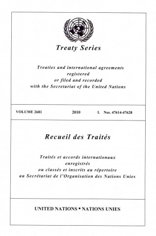Kniha Treaty Series 2681 United Nations