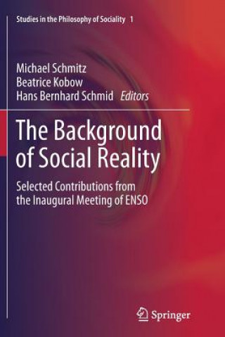 Könyv Background of Social Reality Beatrice Kobow