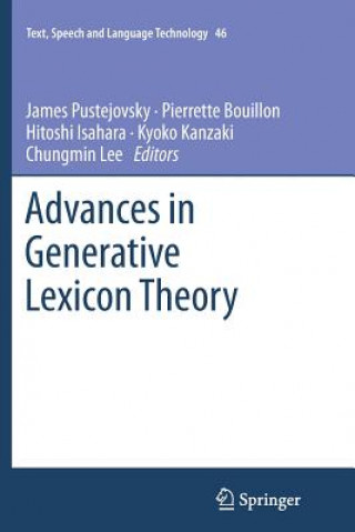 Kniha Advances in Generative Lexicon Theory Pierrette Bouillon