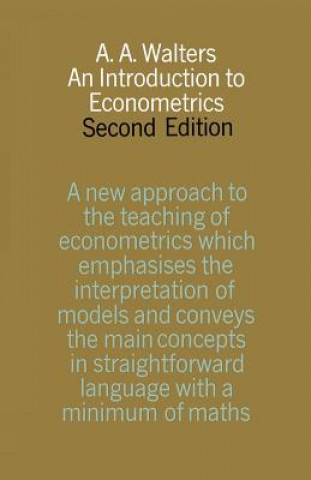Könyv Introduction to Econometrics A.A. Walters