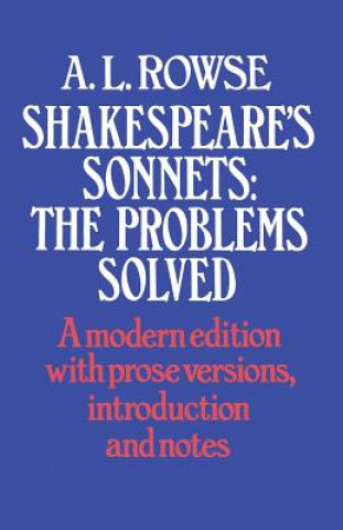 Книга Shakespeare's Sonnets Alfred Lestie Rowe