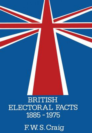 Carte British Electoral Facts 1885-1975 Frederick Walter Scott Craig