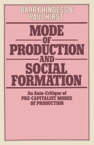Carte Mode of Production and Social Formation Barry Hindess