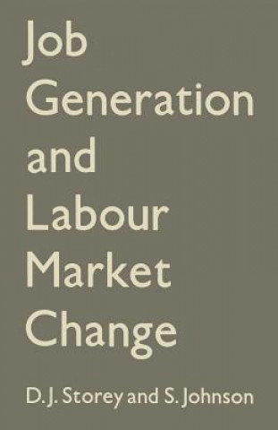 Könyv Job Generation and Labour Market Change D.J. Storey