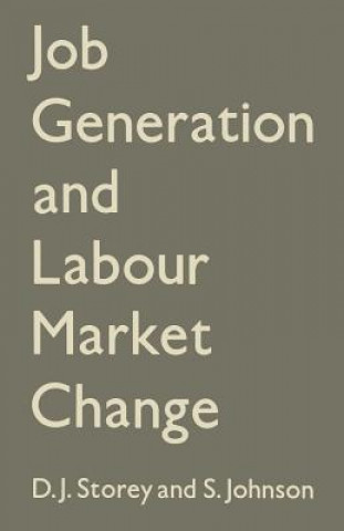 Kniha Job Generation and Labour Market Change D.J. Storey