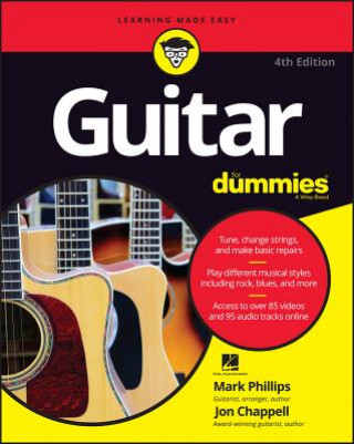 Kniha Guitar For Dummies, 4e Mark Phillips