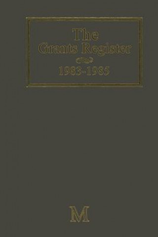 Carte Grants Register 1983-1985 Craig Alan Lerner