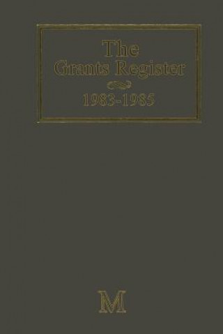 Книга Grants Register 1983-1985 Craig Alan Lerner