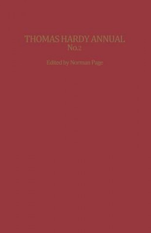 Book Thomas Hardy Annual No. 2 Norman Page