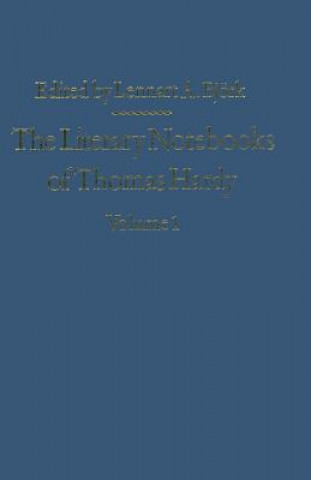 Książka Literary Notebooks of Thomas Hardy Thomas  Hardy