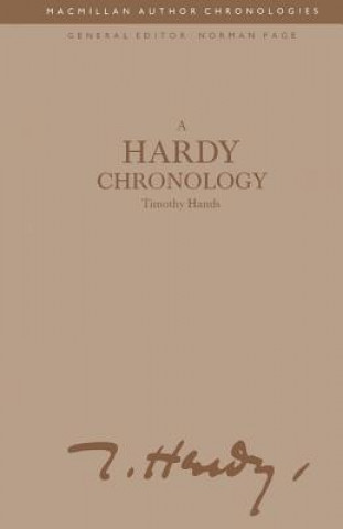 Libro Hardy Chronology Timothy  Hands