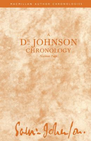 Carte Dr Johnson Chronology Norman  Page