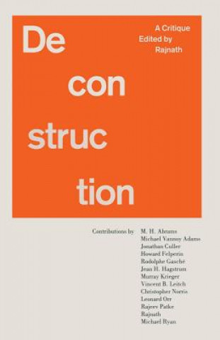 Libro Deconstruction: A Critique A. Rajnath