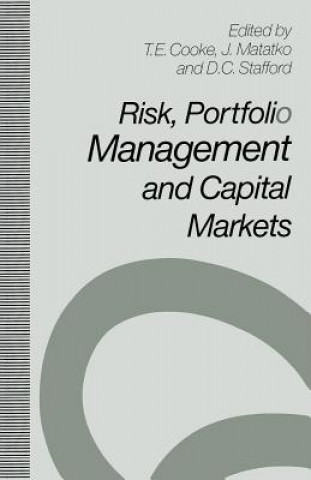 Kniha Risk, Portfolio Management and Capital Markets Terence E. Cooke