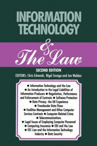 Kniha Information Technology & The Law Chriswards