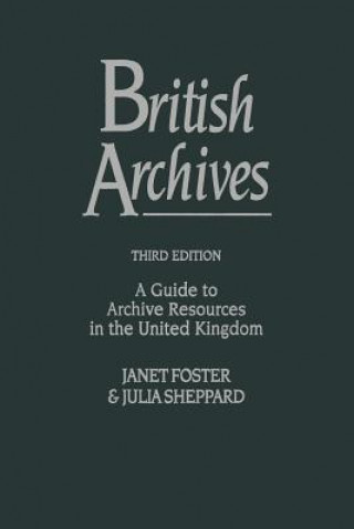 Boek British Archives Janet Foster