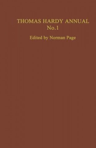 Livre Thomas Hardy Annual No. 1 Norman Page