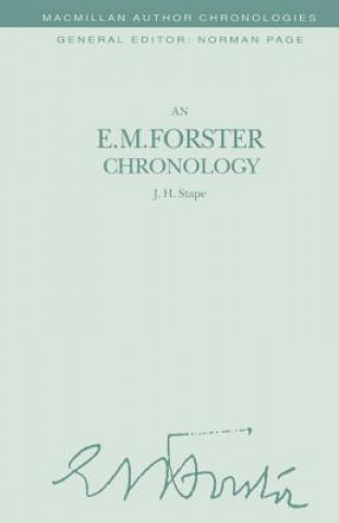 Carte E. M. Forster Chronology J. Stape