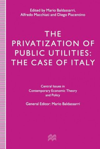 Kniha Privatization of Public Utilities Mario Baldassarri