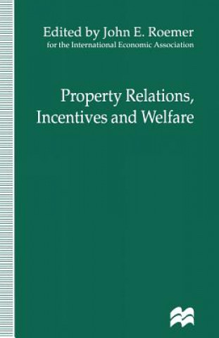 Könyv Property Relations, Incentives and Welfare John E. Roemer