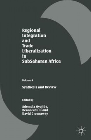 Knjiga Regional Integration and Trade Liberalization in SubSaharan Africa David Greenaway