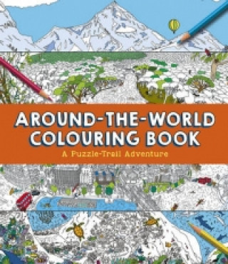 Carte Around-the-World Colouring Book Clive Gifford