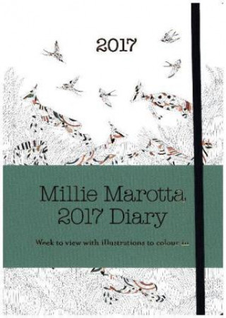 Kniha Millie Marotta 2017 Diary Millie Marotta