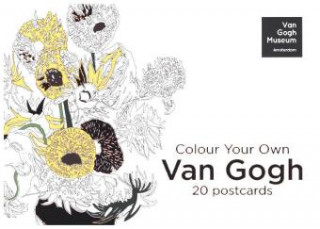 Carte Colour Your Own Van Gogh Postcard Book The Van Gogh Museum