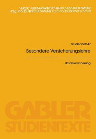 Buch Unfallversicherung Horst Riebesell