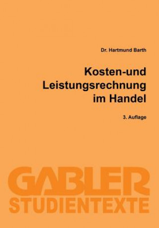 Carte Kosten- Und Leistungsrechnung Im Handel Hartmund Barth