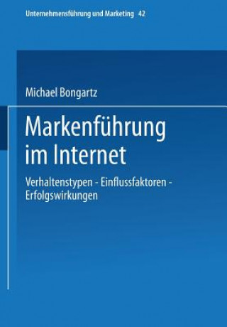 Książka Markenfuhrung Im Internet Michael Bongartz