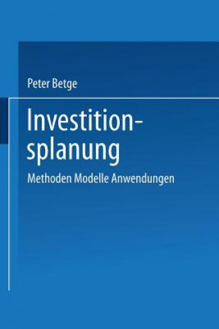 Knjiga Investitionsplanung Peter Betge
