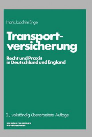 Buch Transportversicherung Hans Joachim Enge